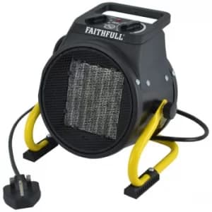 Faithfull Power Plus BGP1606 02 Ceramic Fan Heater 2kW 240V