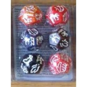 Dragon Dice Red Drake Set