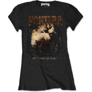 Pantera - Original Cover Womens Large T-Shirt - Black