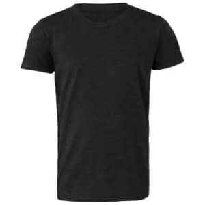 Bella + Canvas Youths Tri-Blend T-Shirt (S) (Charcoal Black Triblend)