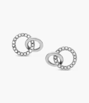 Fossil Women Stainless Steel Stud Earrings
