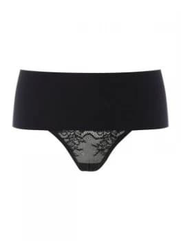 Spanx Undie tectable lace thong Black