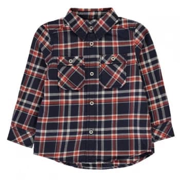 Benetton Check Shirt - 922 Orange