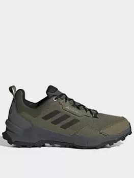 adidas Terrex Ax4 Wide Hiking Shoes, Black/Green, Size 10.5, Men