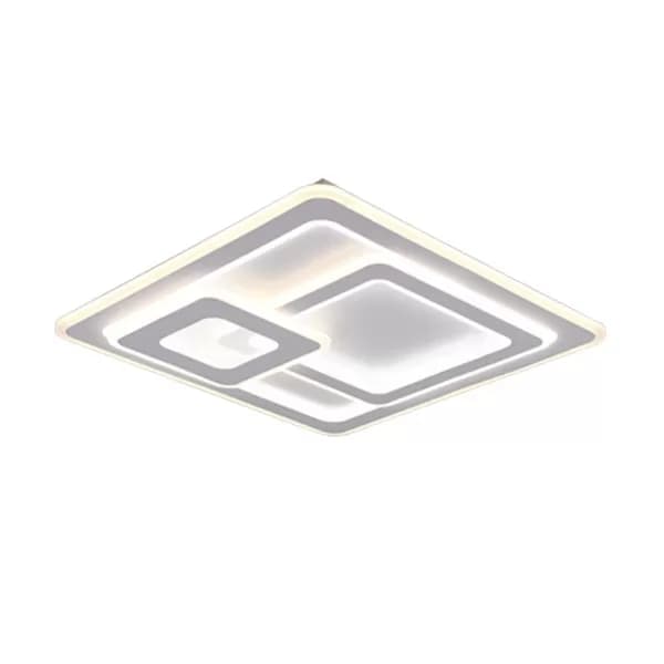 Mita Modern 76W LED Semi Flush Light White Matt 2700-6000K Remote control