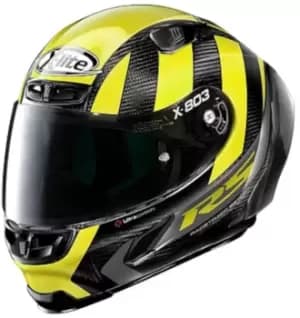 X-Lite X-803 RS Ultra Carbon Wheelie Helmet, black-yellow Size M black-yellow, Size M