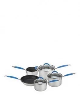 Joe Wicks 5 Piece Stainless Steel Pan Set