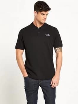 The North Face Piquet Polo, Black, Size S, Men