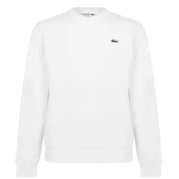 Lacoste Fleece Sweatshirt - White