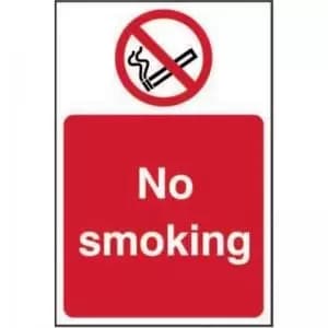 No Smoking’ Sign; Self-Adhesive Vinyl 100mm x 150mm