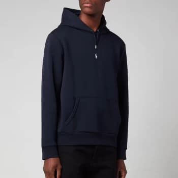 Polo Ralph Lauren Mens Double Knit Hoodie - Aviator Navy - M