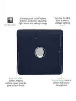 Trendiswitch 1G LED Dimmer Switch Navy
