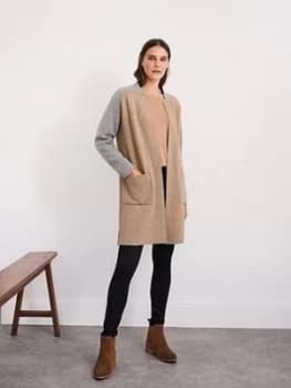 White Stuff Celina Reversible Ll Coatigan - Grey