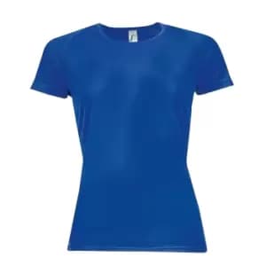 SOLS Womens/Ladies Sporty Short Sleeve T-Shirt (L) (Royal Blue)
