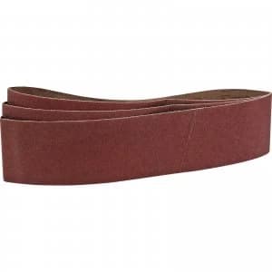 Draper Abrasive Sanding Belt 100 x 915mm 100mm x 915mm 80g Pack of 3
