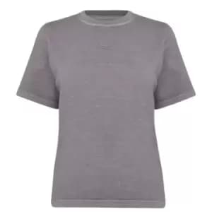 Reebok Washed T Shirt Ladies - Grey