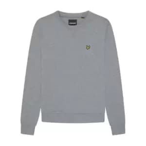 Mens Crew Neck Sweatshirt - Mid Grey Marl - XL