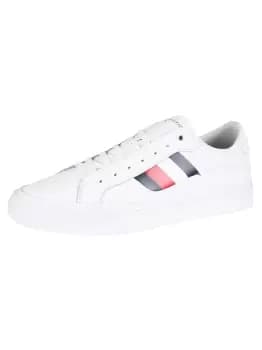 Core Stripes Vulc Leather Trainers