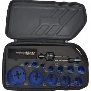 Irwin 17 Piece Bi Metal Hole Saw Set