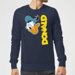 Disney Donald Duck Face Sweatshirt - Navy - 3XL