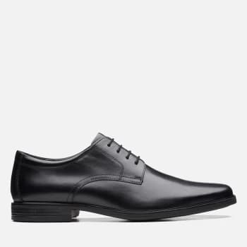 Clarks Mens Howard Walk Derby Shoes - Black - UK 10