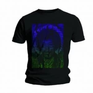 Jimi Hendrix Swirly Text Mens Black T Shirt: Medium