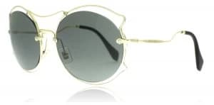 Miu Miu MU50SS Sunglasses Pale Gold ZVN9K1 57mm