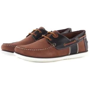 Barbour Mens Capstan Boat Shoe Brandy 10