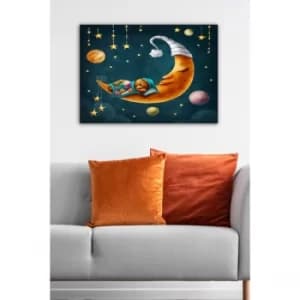 1455115115-5070 Multicolor Decorative Canvas Painting
