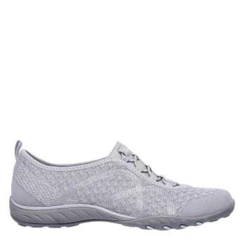 Skechers Breath-Easy Womens Casual Shoes - Grey