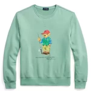 Polo Ralph Lauren Bear Fleece Crew Jumper - Green