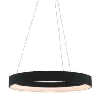 Netlighting Modern Technical LED Hanging Pendant Black, Warm White 3000K 2200lm