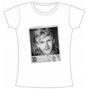 One Direction Solo Niall Skinny White TS: Large