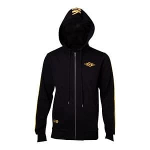 Fallout - Vault-Tec Mens Small Hoodie - Black/Yellow