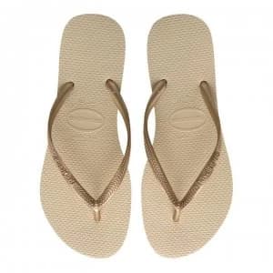 Havaianas Havaianas Slim Flip Flops - Gold