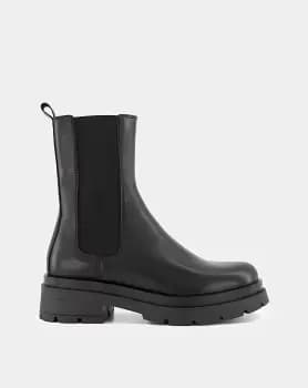 Dune Palmz Leather Chunky Boots