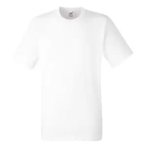 Fruit Of The Loom Mens Heavy Weight BelcoroA Cotton Short Sleeve T-Shirt (3XL) (White)