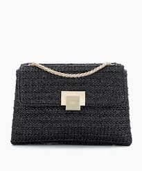 Dune 'Bondi Di' Sequin Shoulder Bag - black
