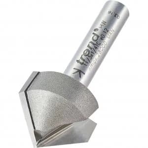 Trend Chamfer V Groove Router Cutter 19.1mm 9.2mm 1/4"