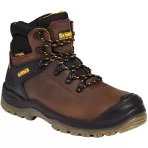 DEWALT Newark Mens Leather Waterproof Safety Boot (10 UK) (Brown) - Brown
