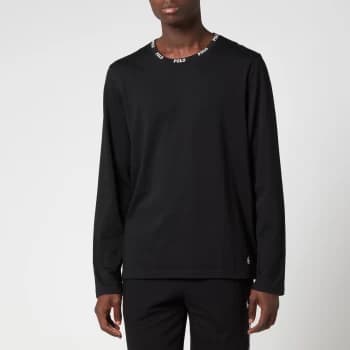 Polo Ralph Lauren Mens Liquid Cotton Long Sleeve Top - Polo Black - L