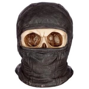 Gothic Ninja Skull Ornament