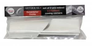 Wickes Duropolymer Coving 65mm External Corner Pack 2