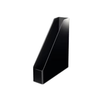 Magazine File Dual Colour Extra Slim Design A4. Black - Outer Carton of 4