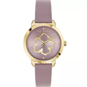 Ted Baker Ladies Fleure Watch - Gold and Purple
