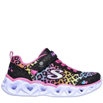 Skechers Heart Light Up Trainers Child Girls - Multi