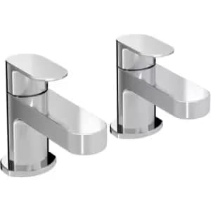 Frenzy Basin Taps Pair - Chrome - Bristan