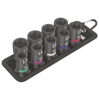 Wera Belt C Impaktor 1 05004580001 Allen Bit set 9 Piece 1/2