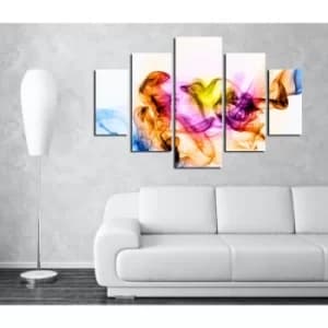 ST222 Multicolor Decorative MDF Painting (5 Pieces)