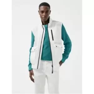 J Lindeberg Raufa Crinkle Vest - White